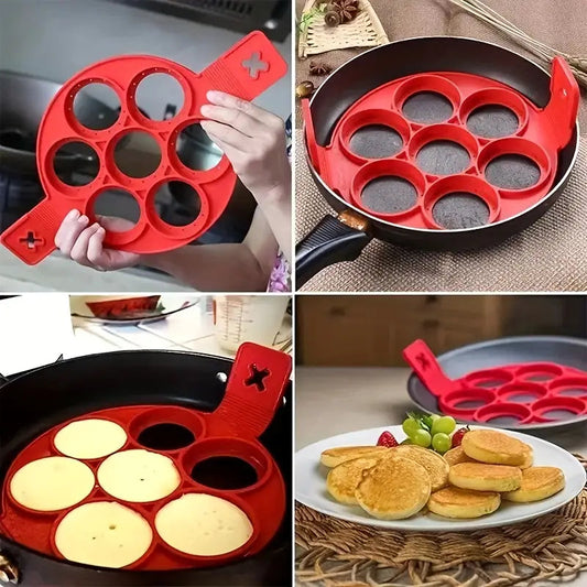 1pc Silicone Non-stick Baking Cookie Mold, Cake Mold, Pancake Mold