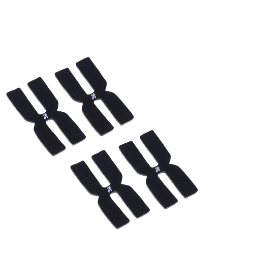 pcs Rubber H-shaped Tennis Racket Weight Silicone Strip