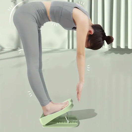 1pc Adjustable Calf Stretching Board, Foldable Slant Pedal