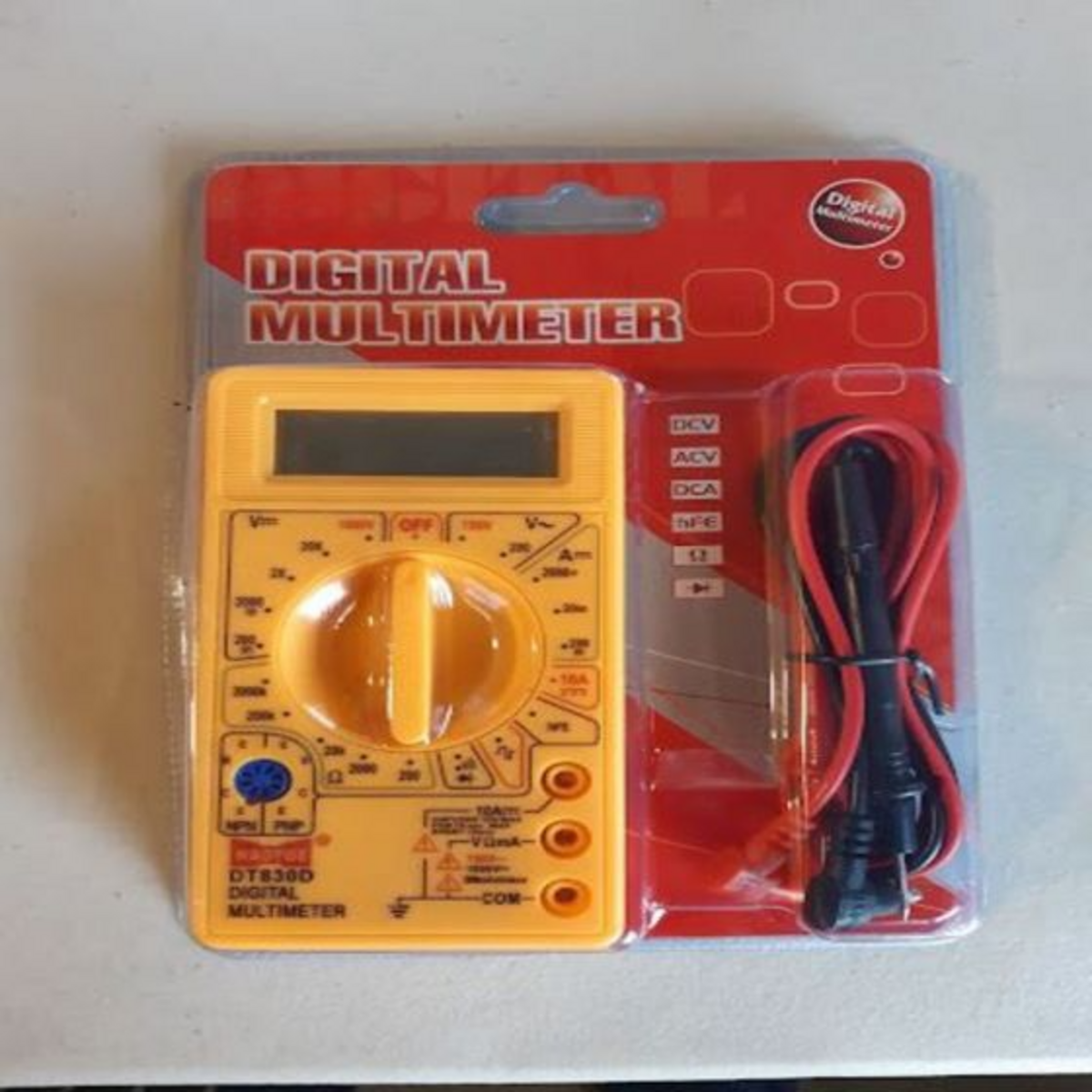 Digital LCD Multimeter Voltmeter Ohmmeter Ammeter