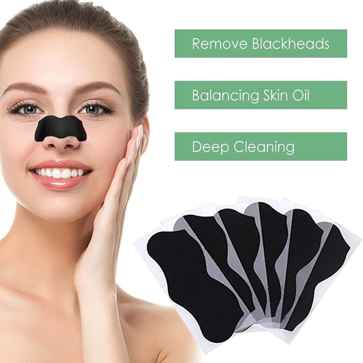 15pcs Blackhead Nose Strips