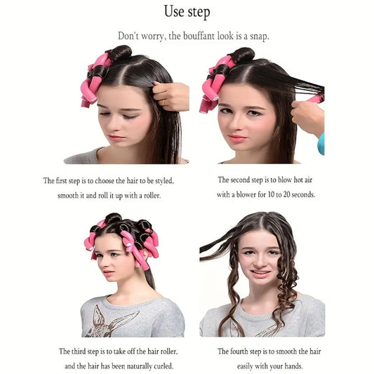 Flexible Curling Rods Hair Curlers Twist Foam