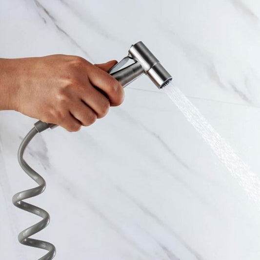 Stainless Steel Toilet Spray With Spring Hose