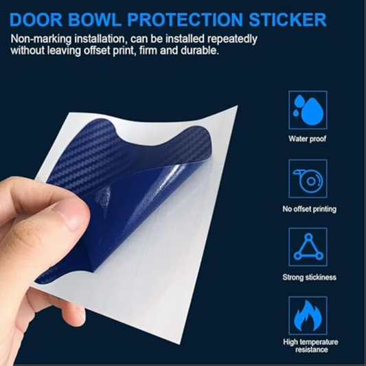 Scratchproof Car Door Handle Stickers-Blue