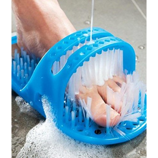 Shower Foot Massage Brush -Blue