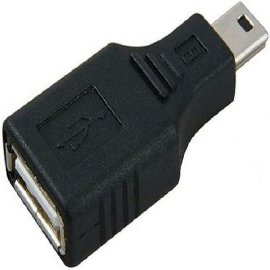 USB 2.0 Type A Female to Mini USB 5-Pin Type B Male Adapter