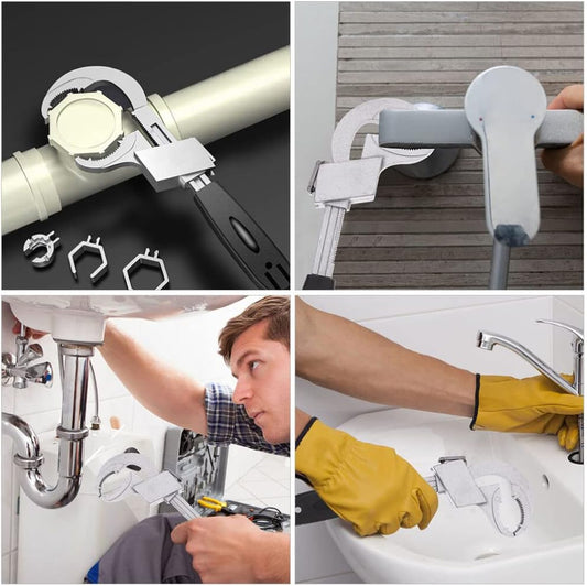 Universal Adjustable Wrench For Faucet & Sink Repairs