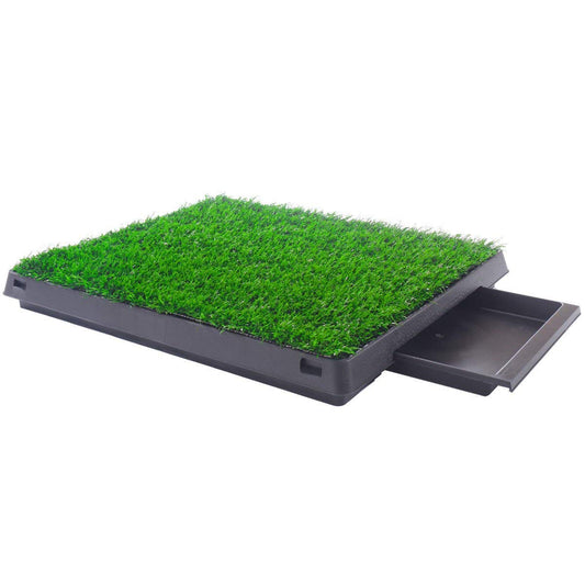 Dog Potty Tray with two Grass mat