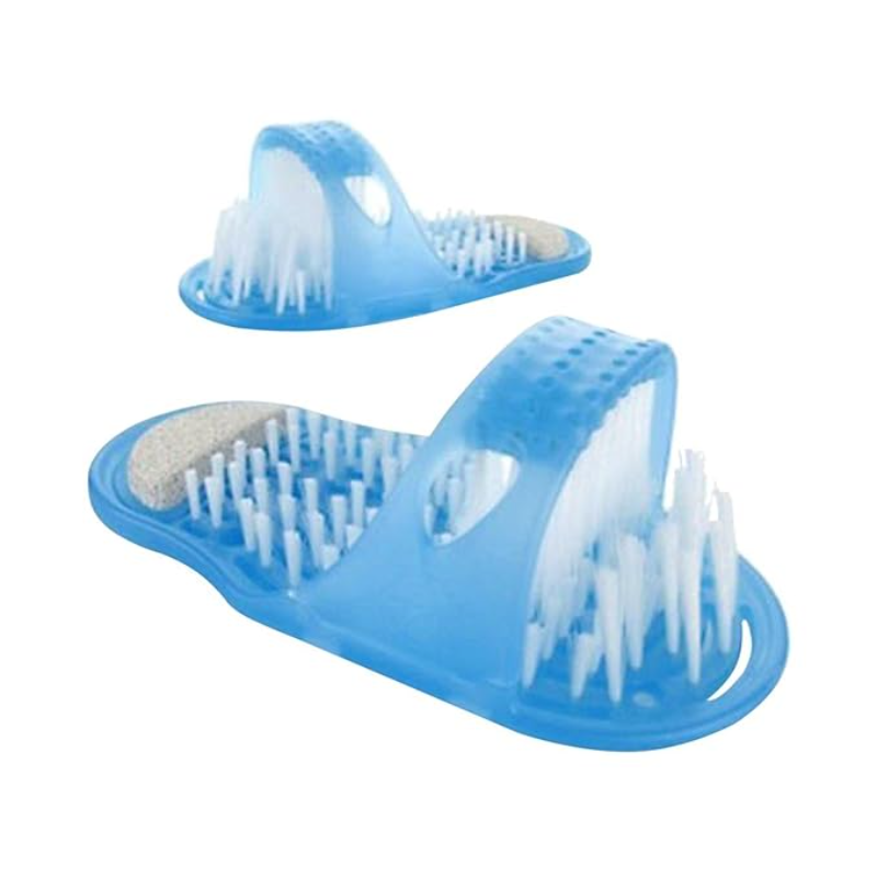Shower Foot Massage Brush -Blue