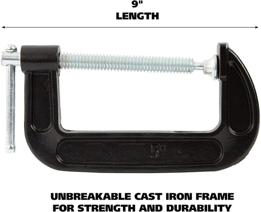 Malleable Iron Hand Grip C Clamp