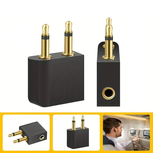 3.5mm Headphone Splitter 1 Male to 2 Female Audio Jacks