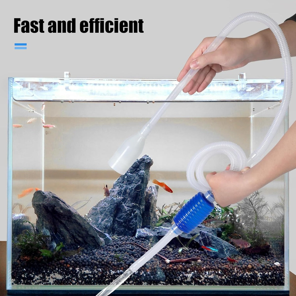 Aquarium Siphon Fish Tank Syphon Vacuum Cleaner