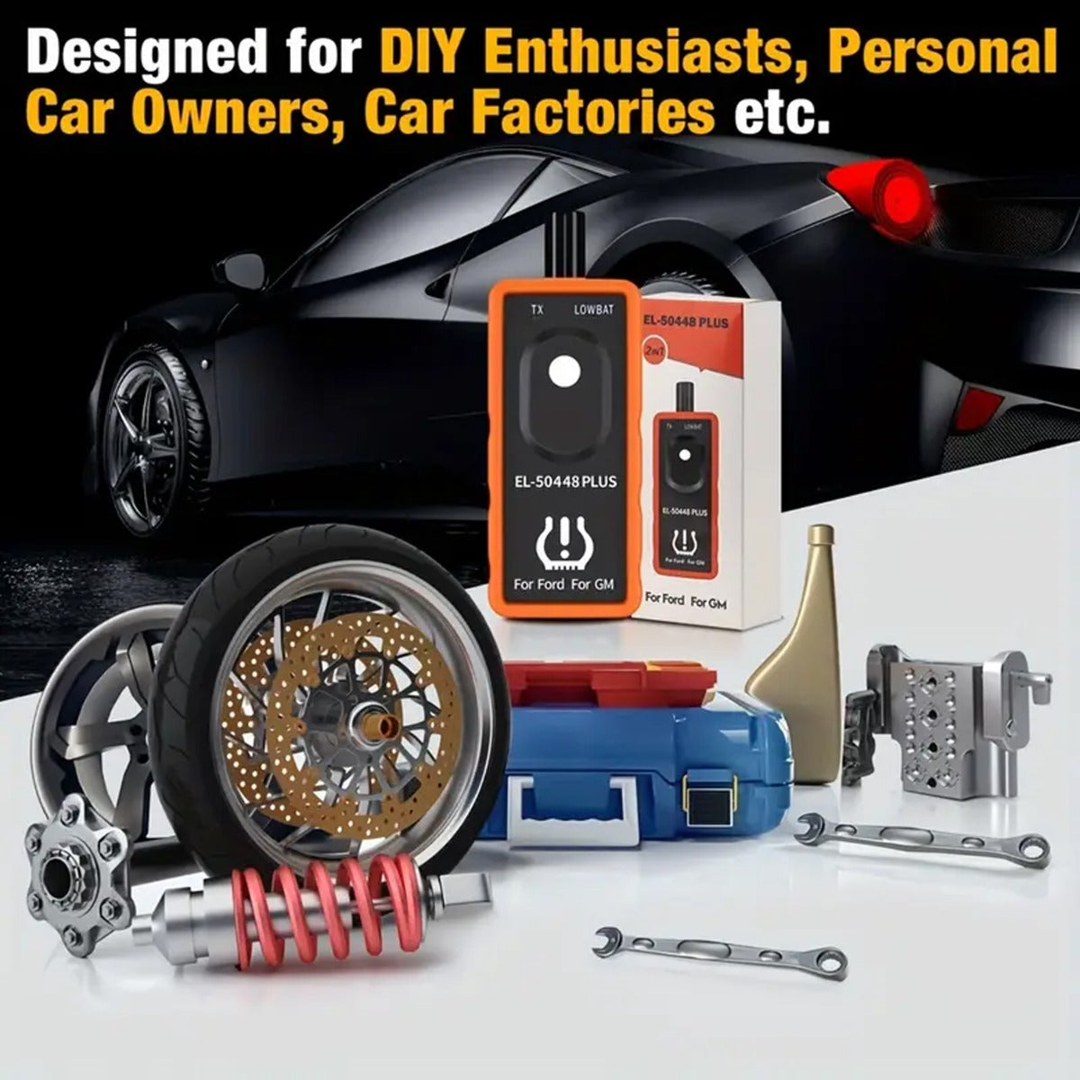 TPMS Relearn Tool For Ford For GM Automotive Tire Pressure Monitor Sensor