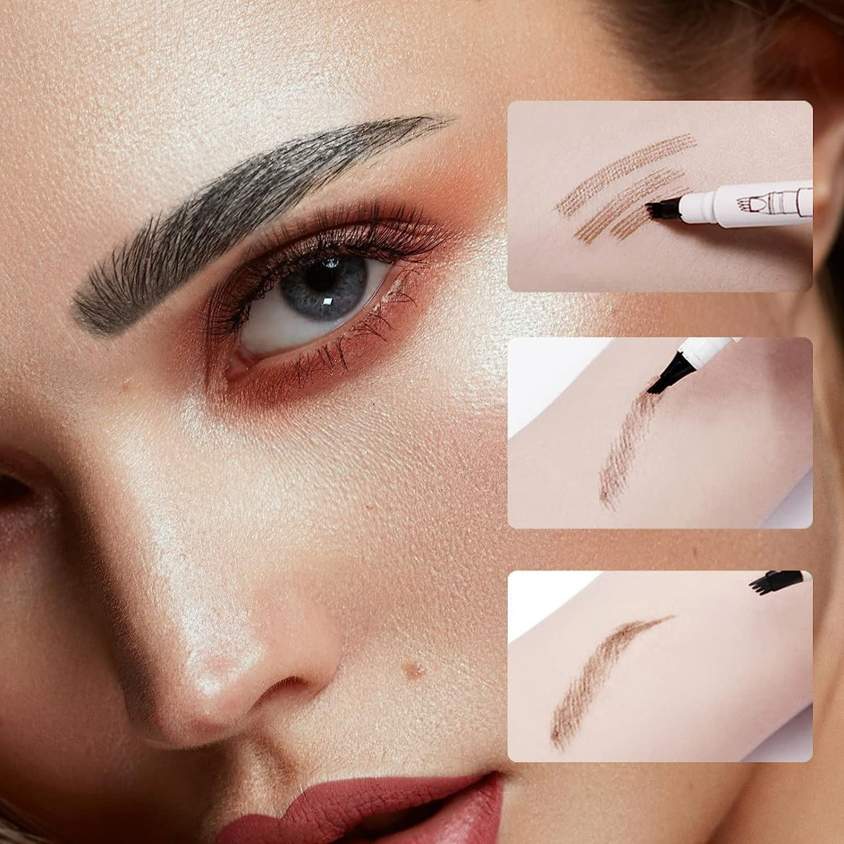 Waterproof Eyebrow Micro Pen-Brown