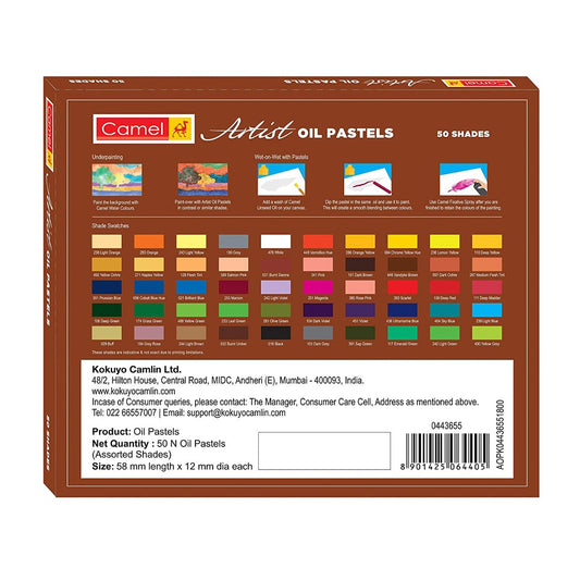 Artist Oil Pastels 50 Shades