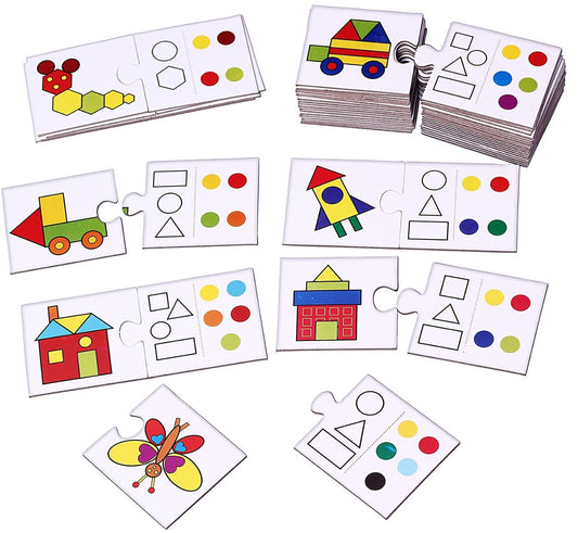 Shape & Colour Match- Cards