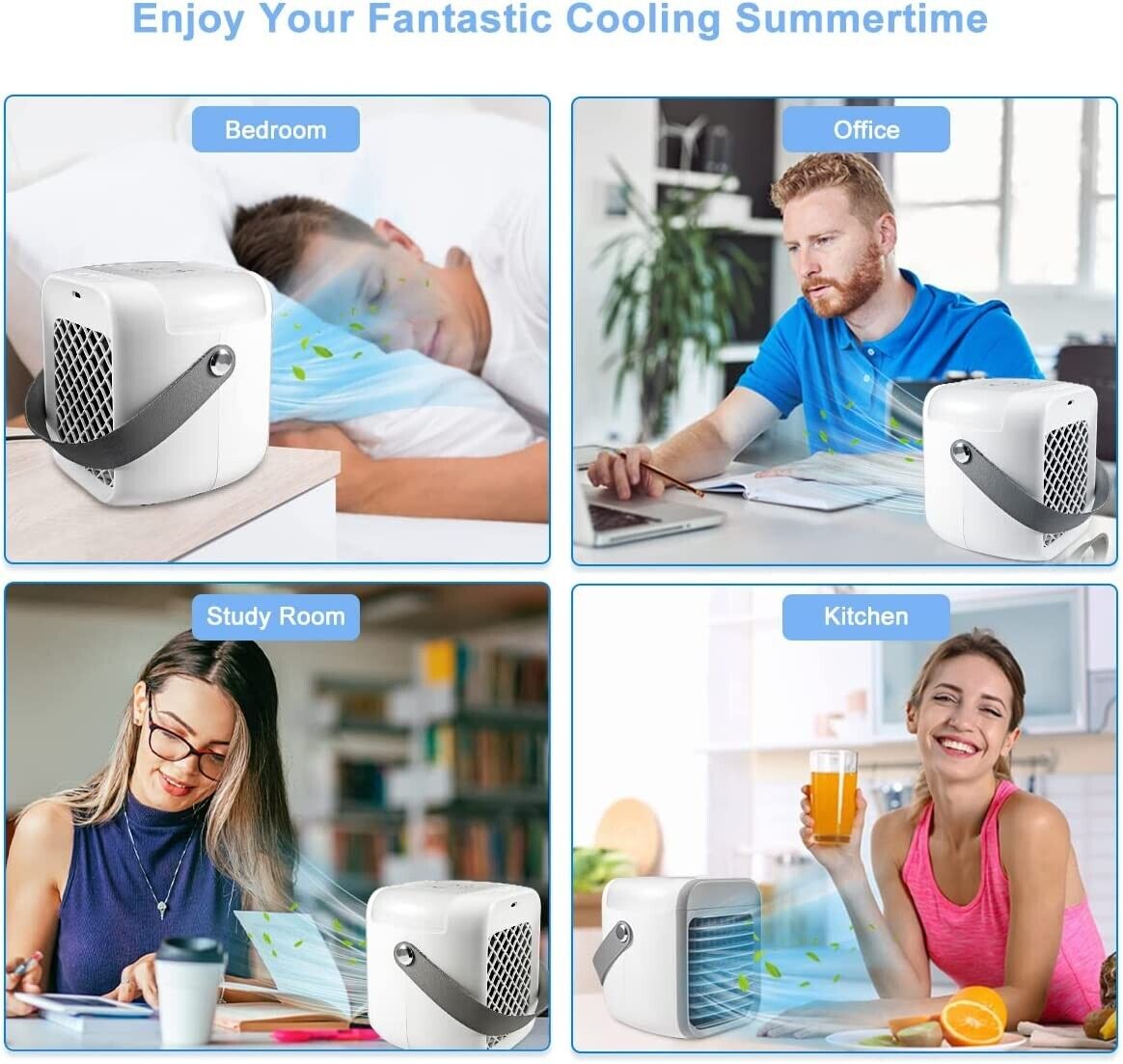 3-in-1 Portable Mini Air Conditioner Fan