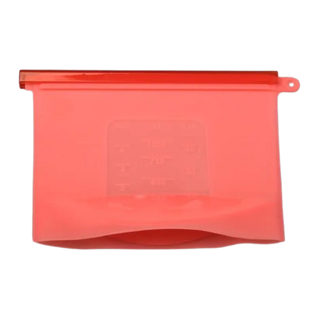 Reusable Food Storage Bags-Red -1500ml