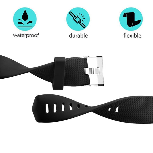 Fitness Tracker Normal Rubber band-Black-S