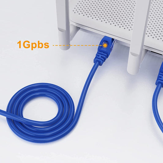 RJ45 Cat-6e Ethernet Cable (5M/Blue)