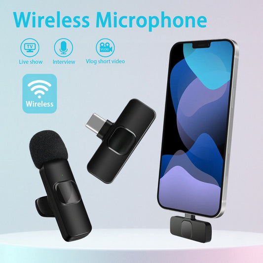 Wireless Lavalier Lapel Microphone 80G