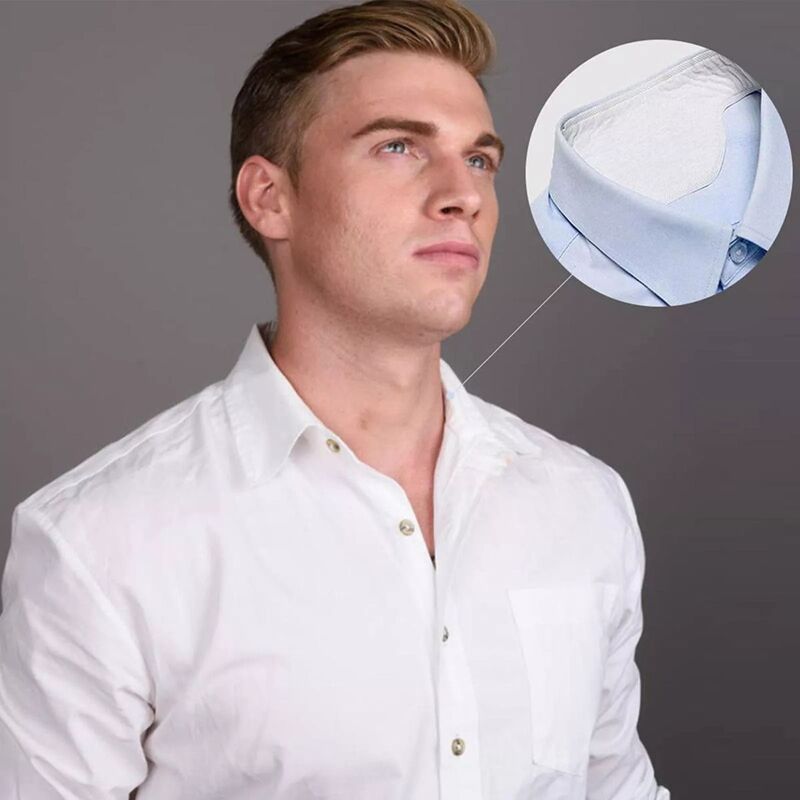 10pcs Hat Sweat Sticker, Hat Cap Absorbent Sweat Pad, Sweat Liner Shirt Collar Pads