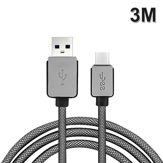 Braided Type-C Charging Cable - 3 Meter