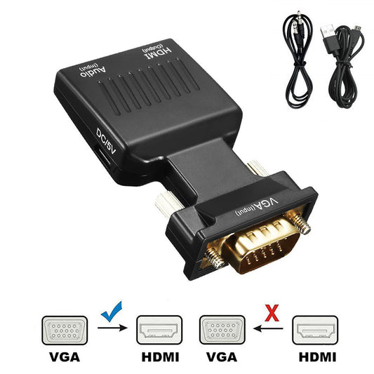 VGA Male to HDMI Female Adapter