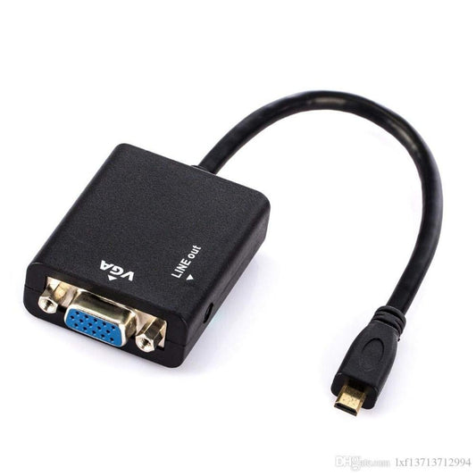 Mini HDTV to VGA Adapter Cable