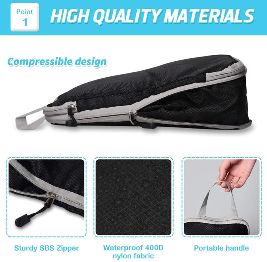 Waterproof Travel Luggage Storage Bags - 3pc/Pack
