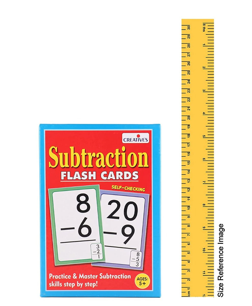 Educational Subtraction - Flash Card