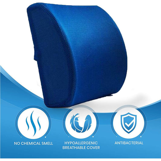 Memory Foam Seat Cushion -Blue