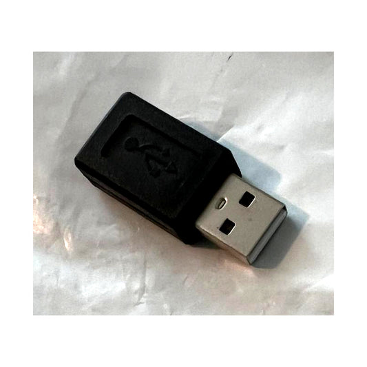 USB A Male to Micro USB Female Adapter Converter - Compact USB 2.0 to Micro-B Connector for Data Sync and Charging