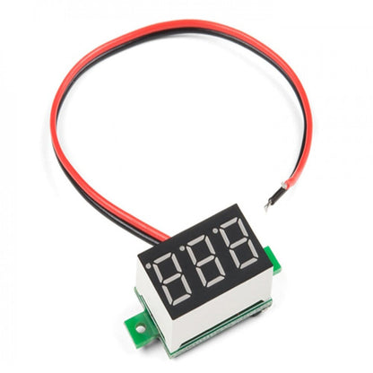 Mini Digital Voltmeter DC 2.5-30V 0.28 Inch LED Display 3-Wire Voltage Tester Meter