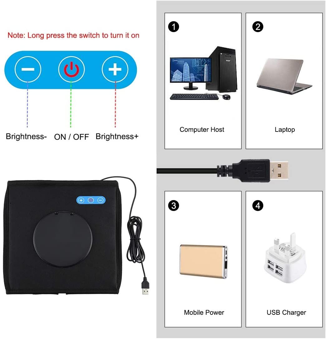 25cm Mini Table Top Light Box