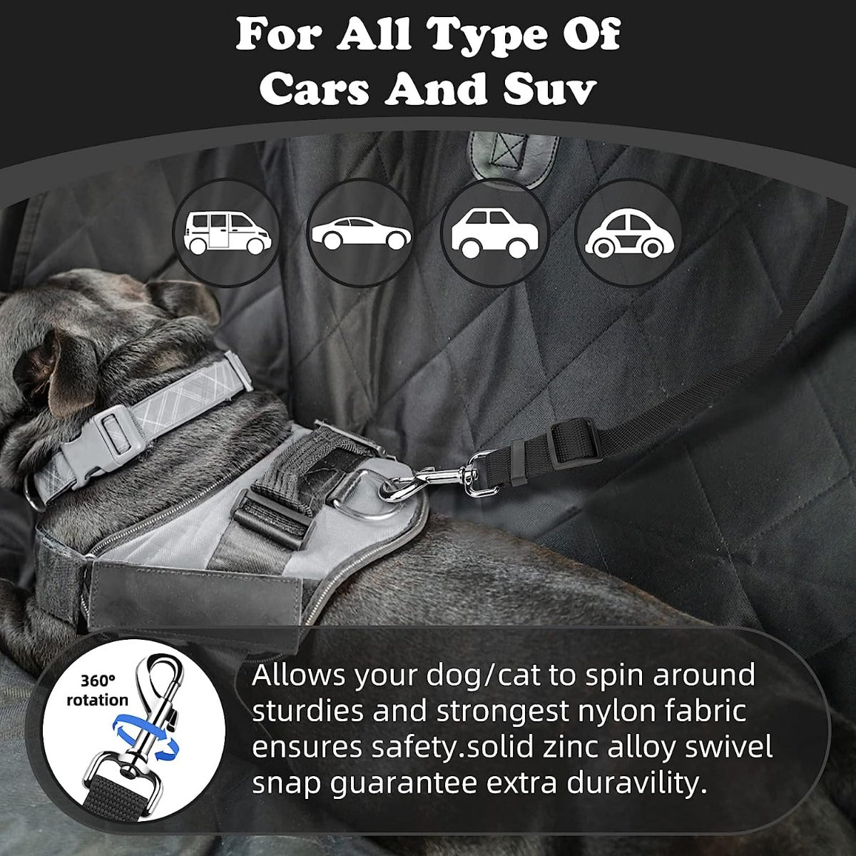 Dog Car Harness Seat Belt