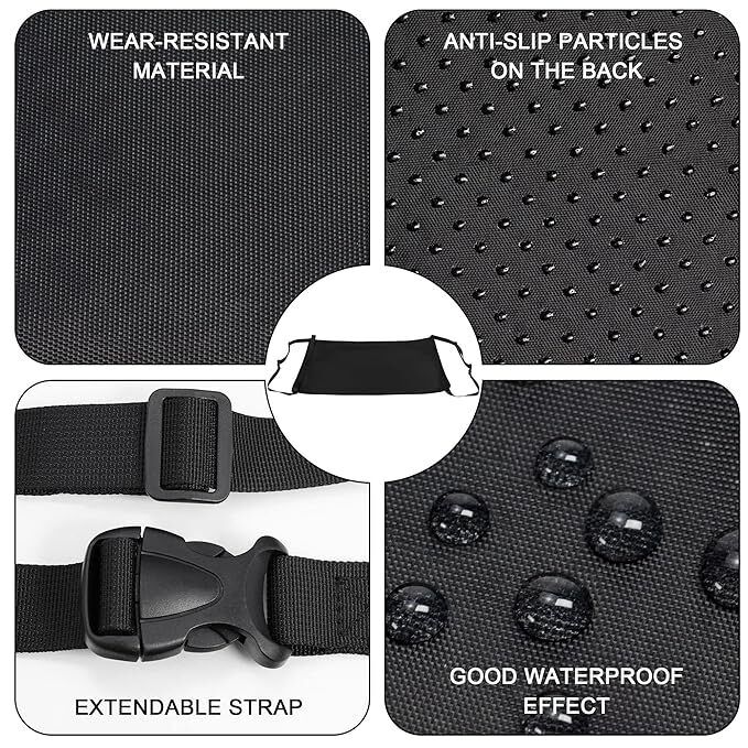 Airplane Footrest Seat Extende With Anti-Slip Design Travel Hammock For Chidrens