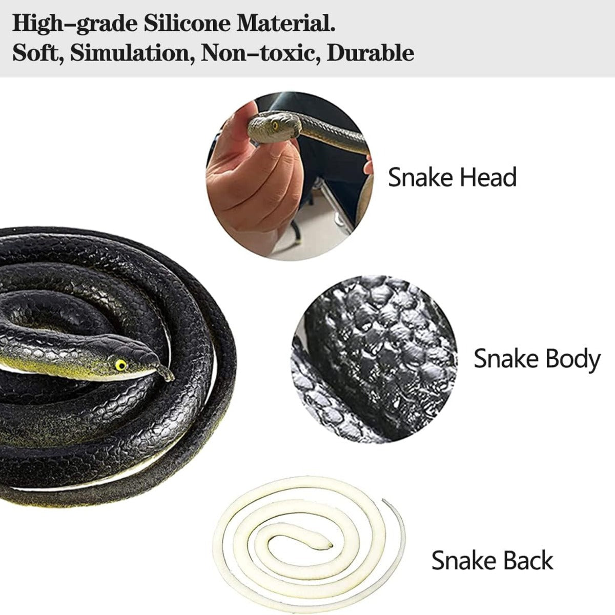 52" Fake Realistic Snake