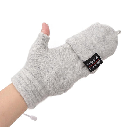 USB Heating Gloves -Grey