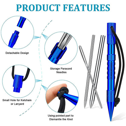 12 Pieces Paracord Tools FID Needle Set
