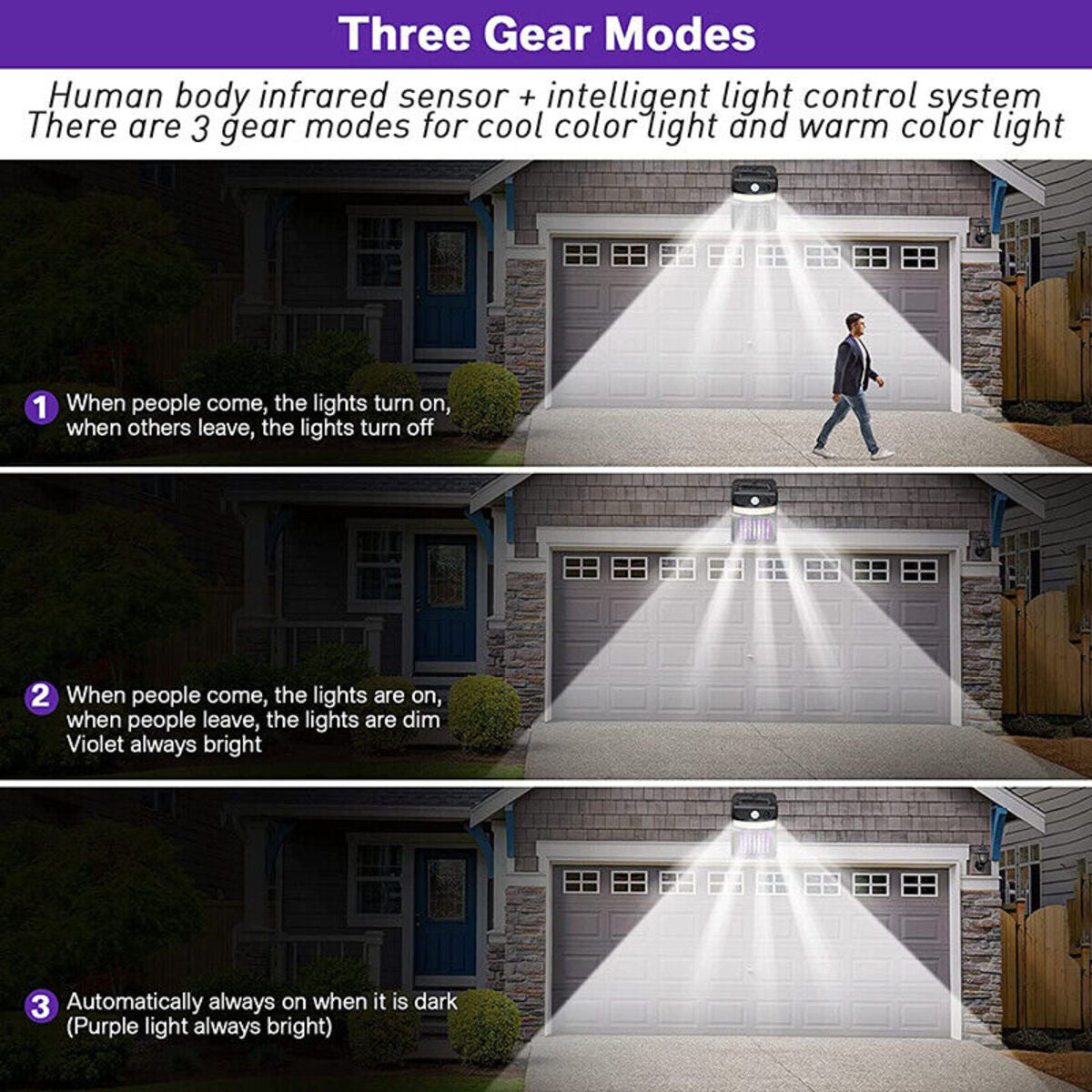 Outdoor Solar Light Mosquitos Killer Lamp