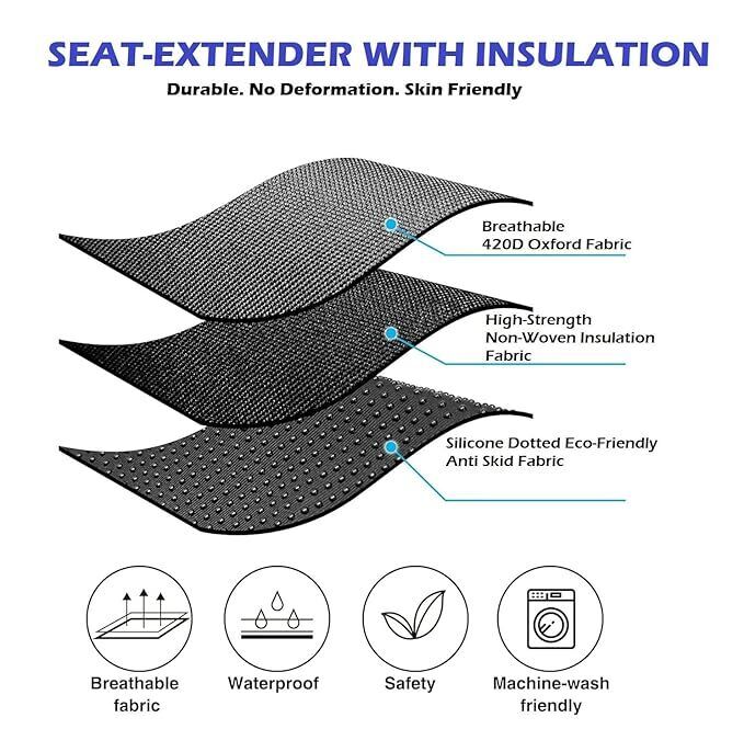 Airplane Footrest Seat Extende With Anti-Slip Design Travel Hammock For Chidrens
