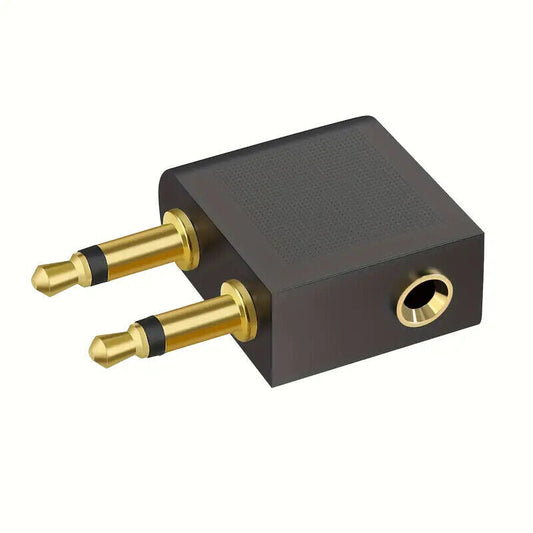3.5mm Headphone Splitter 1 Male to 2 Female Audio Jacks