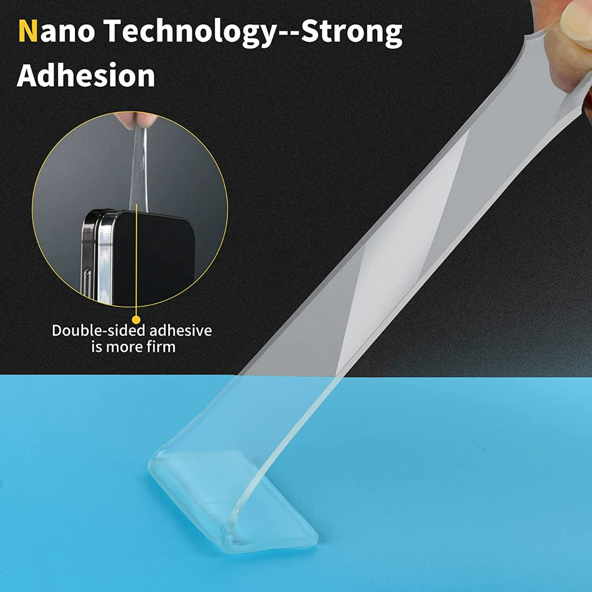Transparent Nano Adhesive Mounting Tape 20mm x 3 Meter