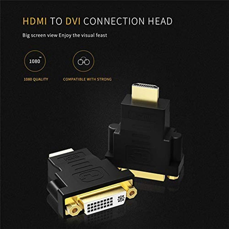 HDTV Male to DVI 24+5 Female Adapter