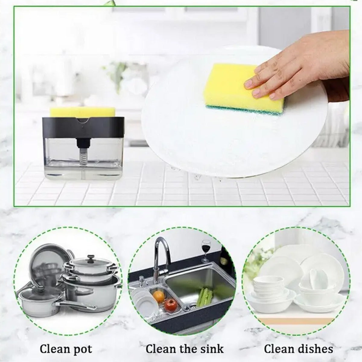 2 in1 Soap Pump Dispenser