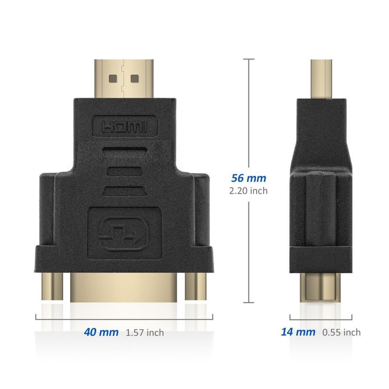 HDTV Male to DVI 24+5 Female Adapter