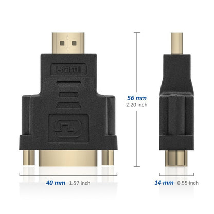 HDTV Male to DVI 24+5 Female Adapter