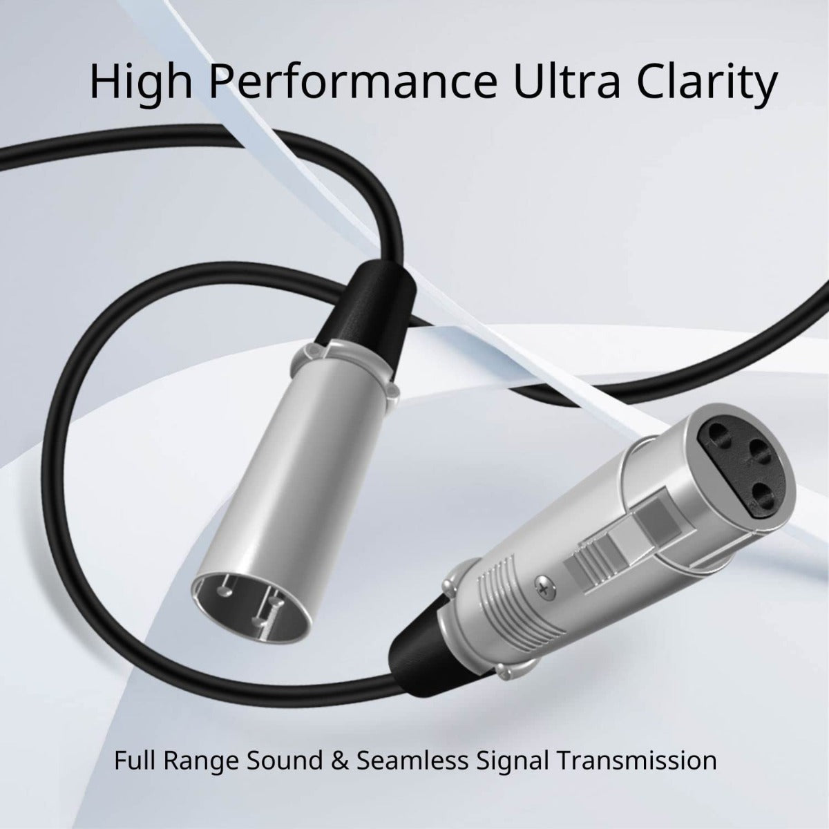 3-Pin XLR Male to Female Cable
