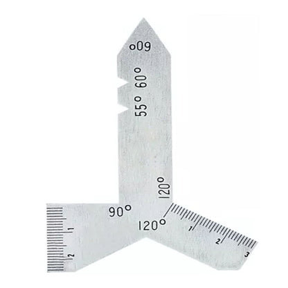 Stainless steel centre gauge for lathe thread cutting